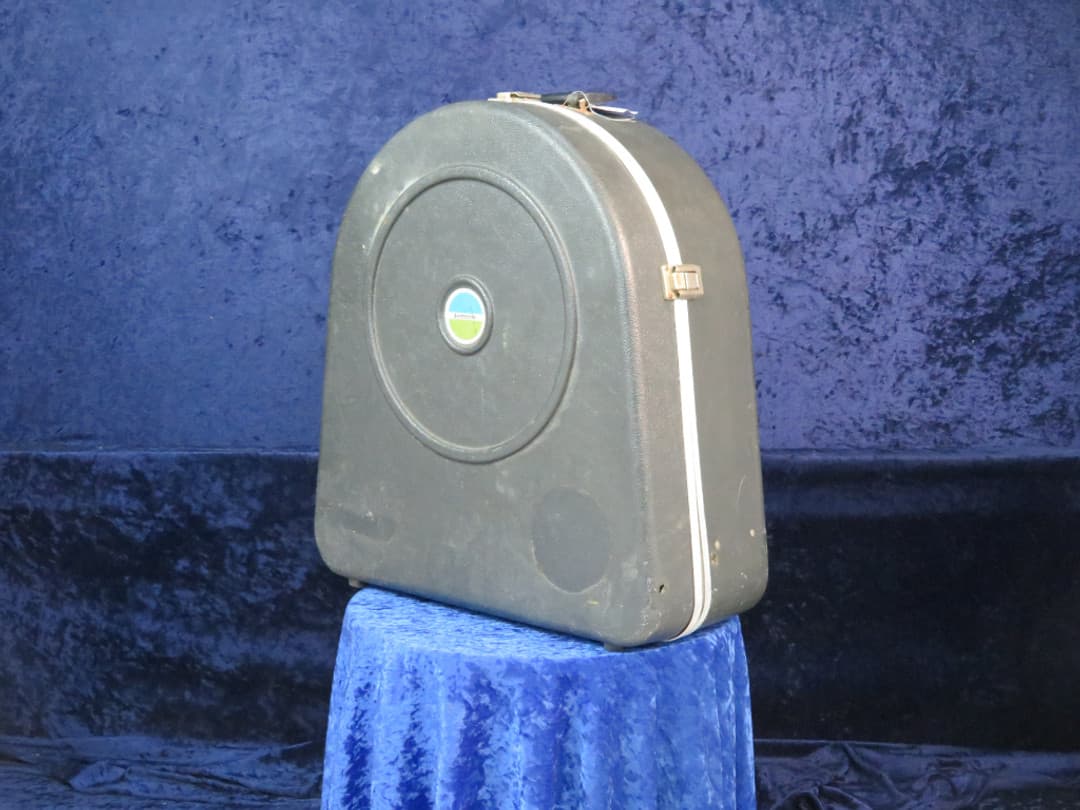 WFL 6.5 x 14 Black Lacquer Wood Snare Drum Serial #isi9320