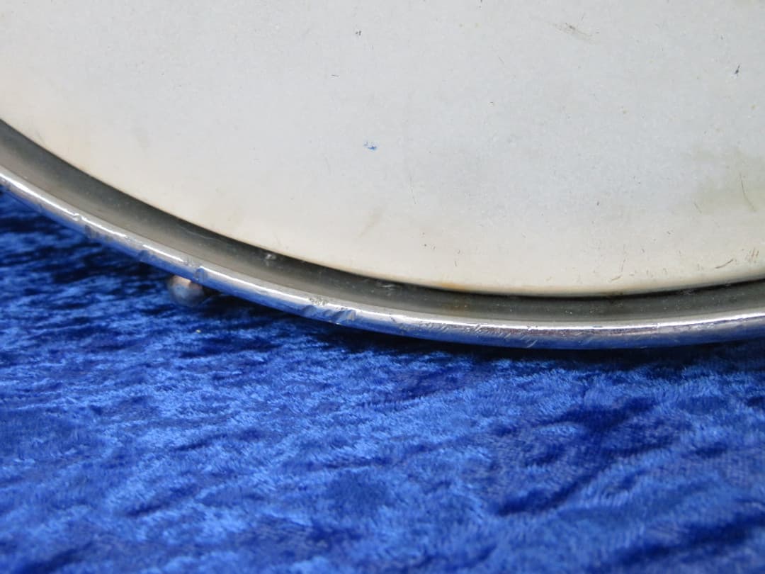 Walberg and Auge 5 x 14 Black Diamond Wood Snare Drum 1950's Serial #isi9322