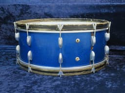 Walberg and Auge Perfection 10 x 26 Sparkling Blue Pearl Wood Bass Drum 1968 Serial #RGB9-68 Walberg and Auge Perfection 10 x 26 Sparkling Blue Pearl Wood Bass Drum 1968 Serial #RGB9-68