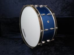 Walberg and Auge Perfection 10 x 26 Sparkling Blue Pearl Wood Bass Drum 1968 Serial #RGB9-68 Walberg and Auge Perfection 10 x 26 Sparkling Blue Pearl Wood Bass Drum 1968 Serial #RGB9-68