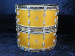 Slingerland Pair of 10 x 26 Sparkling Orange Pearl Wood Bass Drums Serial #246944 and Serial #253875 Slingerland Pair of 10 x 26 Sparkling Orange Pearl Wood Bass Drums Serial #246944 and Serial #253875