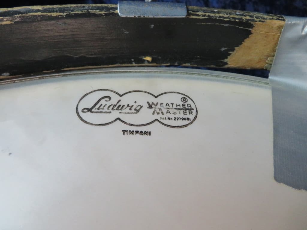 Slingerland Pair of 10 x 26 Sparkling Orange Pearl Wood Bass Drums Serial #246944 and Serial #253875