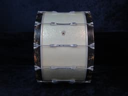 Ludwig 14 x 26 Silver Sparkle Wood Bass Drum 1988 Serial #3187338 Ludwig 14 x 26 Silver Sparkle Wood Bass Drum 1988 Serial #3187338