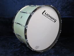 Ludwig 14 x 26 Silver Sparkle Wood Bass Drum 1988 Serial #3187338 Ludwig 14 x 26 Silver Sparkle Wood Bass Drum 1988 Serial #3187338