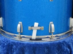 Ludwig Kick 10 x 14 Sparkling Blue Pearl Wood Marching Snare Drum Serial #1237736 Ludwig Kick 10 x 14 Sparkling Blue Pearl Wood Marching Snare Drum Serial #1237736