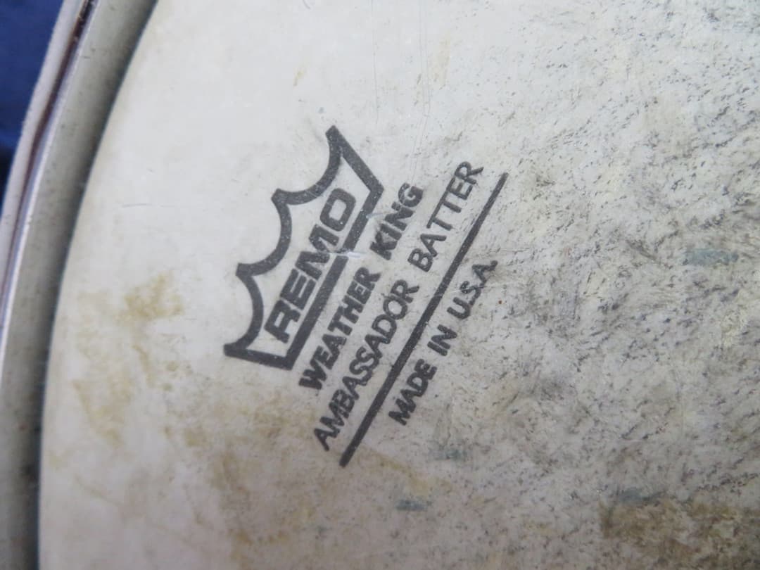 Ludwig Kick 10 x 14 Sparkling Blue Pearl Wood Marching Snare Drum Serial #1237736