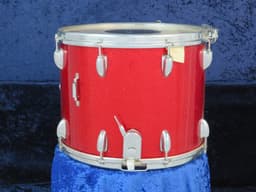 Slingerland 12 x 14 Sparkling Red Pearl Wood Marching Snare Drum 70's Serial #452407 Slingerland 12 x 14 Sparkling Red Pearl Wood Marching Snare Drum 70's Serial #452407