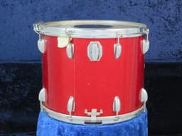 Slingerland 12 x 14 Sparkling Red Pearl Wood Marching Snare Drum 70's Serial #452407 Slingerland 12 x 14 Sparkling Red Pearl Wood Marching Snare Drum 70's Serial #452407