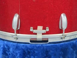 Slingerland 12 x 14 Sparkling Red Pearl Wood Marching Snare Drum 70's Serial #452407 Slingerland 12 x 14 Sparkling Red Pearl Wood Marching Snare Drum 70's Serial #452407