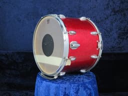 Slingerland 12 x 14 Sparkling Red Pearl Wood Marching Snare Drum 70's Serial #452407 Slingerland 12 x 14 Sparkling Red Pearl Wood Marching Snare Drum 70's Serial #452407