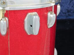 Slingerland 12 x 14 Sparkling Red Pearl Wood Marching Snare Drum 70's Serial #452407 Slingerland 12 x 14 Sparkling Red Pearl Wood Marching Snare Drum 70's Serial #452407