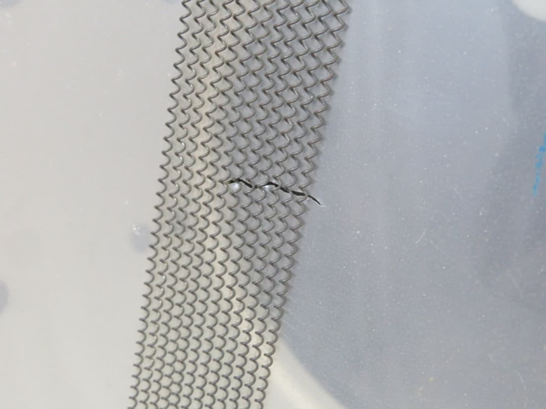 Ludwig Kick 10 x 14 Sparkling Red and Silver Pearl Wood Marching Snare Drum Serial #425455