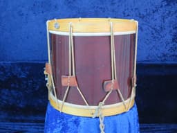 WFL Ludwig Mahogany 12 x 15 Wood Rope Pull Marching Snare Drum 1940's Serial #355 WFL Ludwig Mahogany 12 x 15 Wood Rope Pull Marching Snare Drum 1940's Serial #355