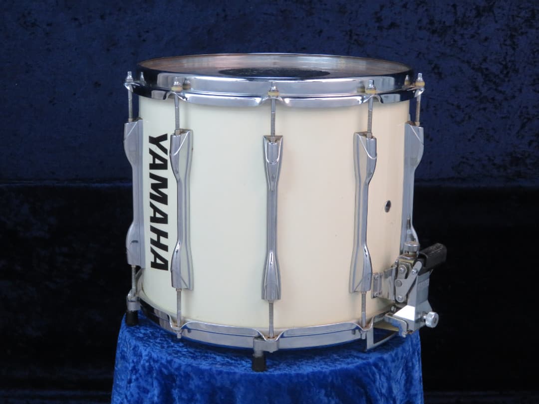 Yamaha MS7014 12 x 14 White Wood Marching Snare Drum Serial #HX-3585