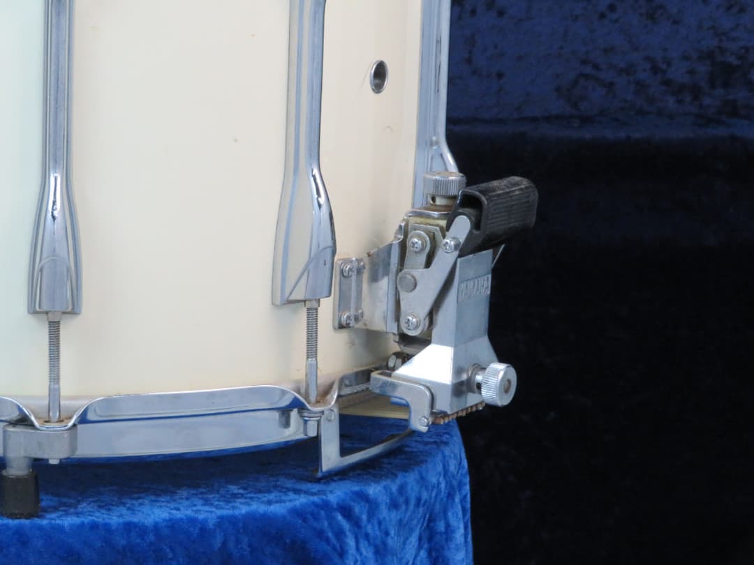 Yamaha MS7014 12 x 14 White Wood Marching Snare Drum Serial #HX-3585