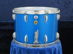 Ludwig Kick 10 x 14 Sparkling Blue Pearl Wood Marching Snare Drum Serial #657880 Ludwig Kick 10 x 14 Sparkling Blue Pearl Wood Marching Snare Drum Serial #657880