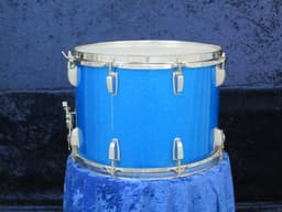 Ludwig Kick 10 x 14 Sparkling Blue Pearl Wood Marching Snare Drum Serial #657880 Ludwig Kick 10 x 14 Sparkling Blue Pearl Wood Marching Snare Drum Serial #657880