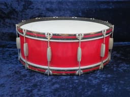 Slingerland Early " Radio King " 8.5 x 28 Sparkling Red Wood Bass Drum Serial #isi9351 Slingerland Early " Radio King " 8.5 x 28 Sparkling Red Wood Bass Drum Serial #isi9351