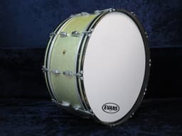 Ludwig 10 x 26 Sparkling Silver Pearl Wood Bass Drum 1965 Serial #606261 Ludwig 10 x 26 Sparkling Silver Pearl Wood Bass Drum 1965 Serial #606261