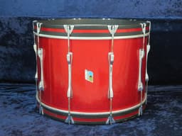 Ludwig 14 x 22 Red Sparkle Pearl Wood Bass Drum Serial #isi9344 Ludwig 14 x 22 Red Sparkle Pearl Wood Bass Drum Serial #isi9344