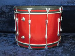 Ludwig 14 x 22 Red Sparkle Pearl Wood Bass Drum Serial #isi9344 Ludwig 14 x 22 Red Sparkle Pearl Wood Bass Drum Serial #isi9344