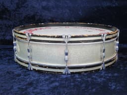 Ludwig Scotch 6 x 28 Silver Sparkle Pearl Wood Bass Drum 1956 Serial #281541 Ludwig Scotch 6 x 28 Silver Sparkle Pearl Wood Bass Drum 1956 Serial #281541