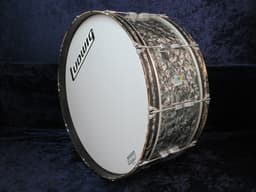 Ludwig 10 x 28 Black Diamond Pearl Wood Bass Drum Serial #809836 Ludwig 10 x 28 Black Diamond Pearl Wood Bass Drum Serial #809836