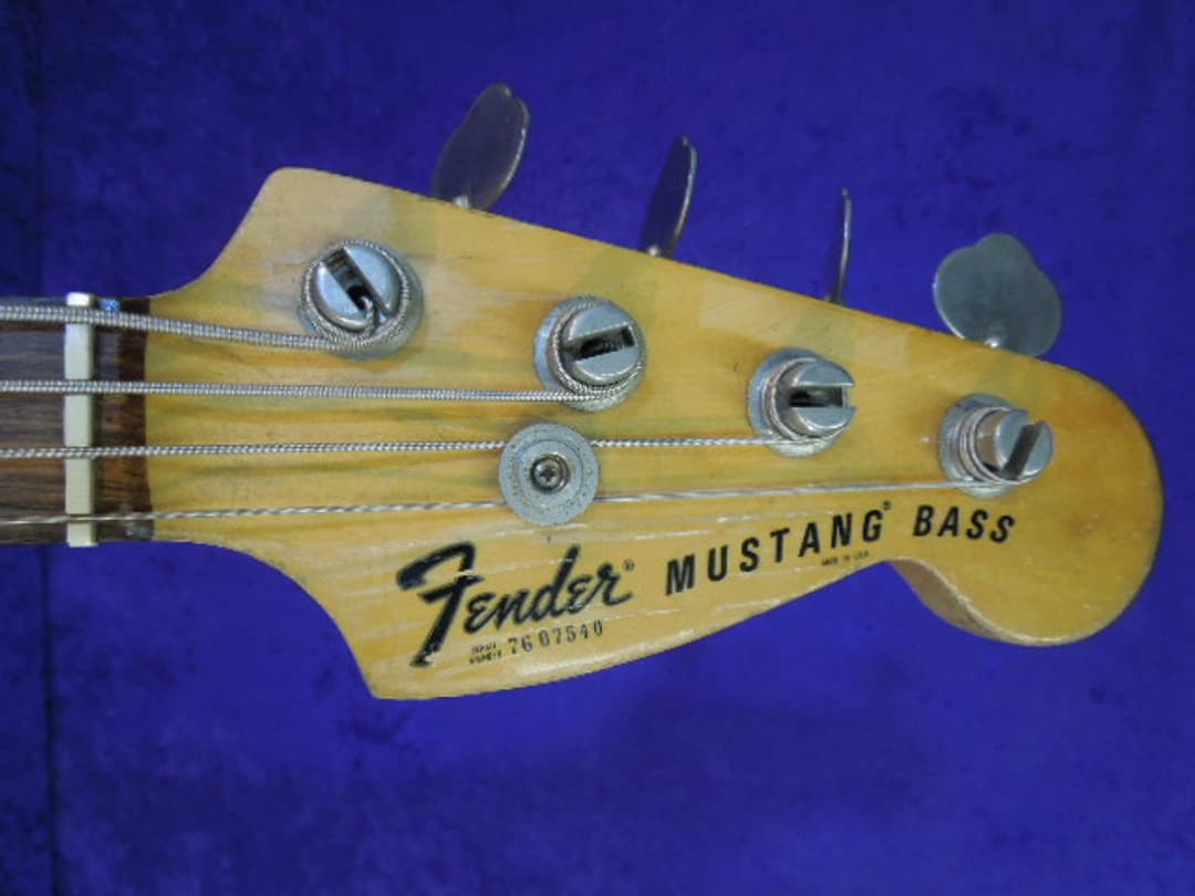 Fender Mustang Bass Guitar 1976 Serial #7607540