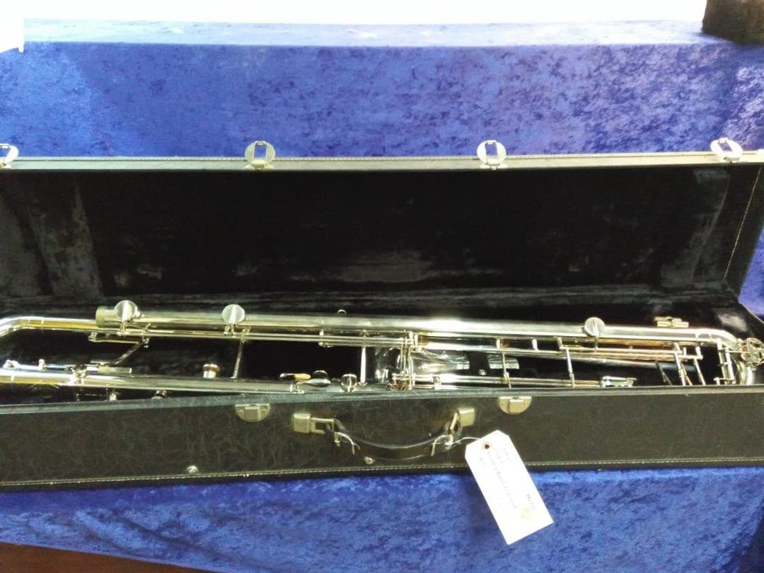 Leblanc Paper Clip Extended Range Silver Contra Bass Clarinet Serial #2312 Leblanc Paper Clip Extended Range Silver Contra Bass Clarinet Serial #2312