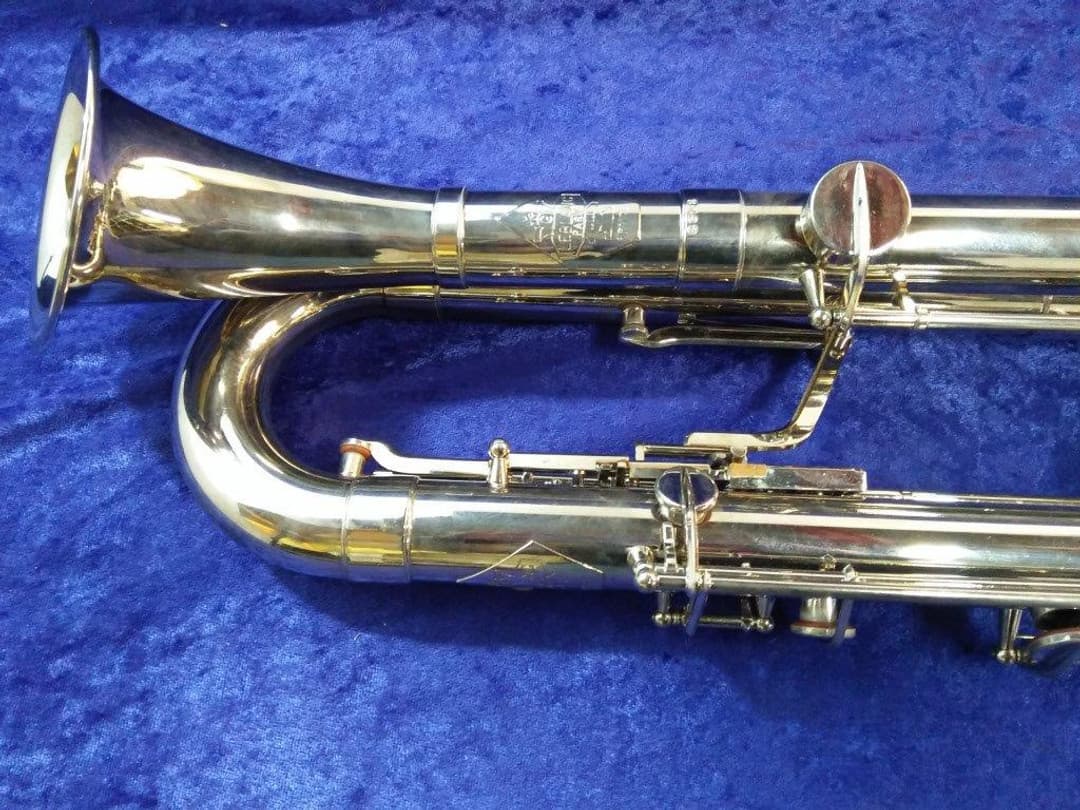 Leblanc Paper Clip Extended Range Silver Contra Bass Clarinet Serial #2312