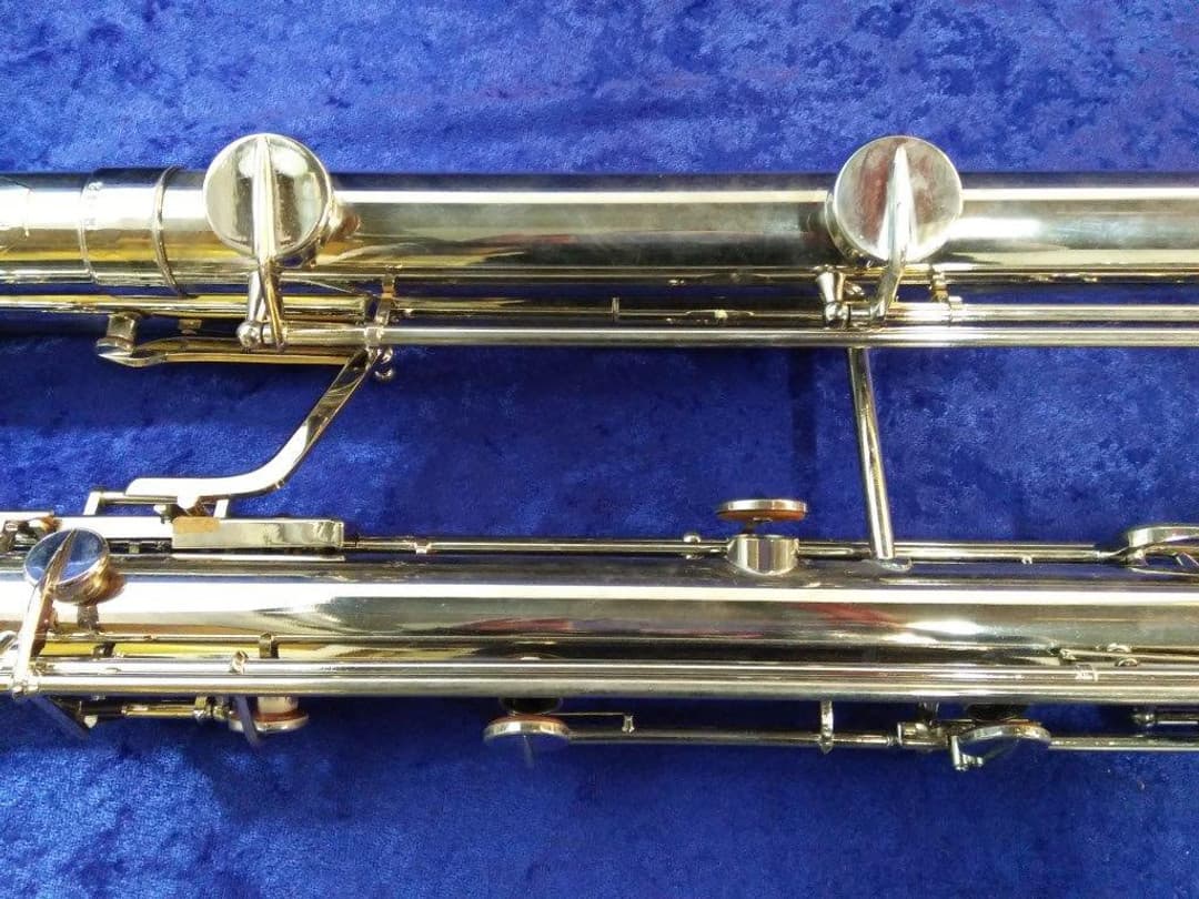 Leblanc Paper Clip Extended Range Silver Contra Bass Clarinet Serial #2312