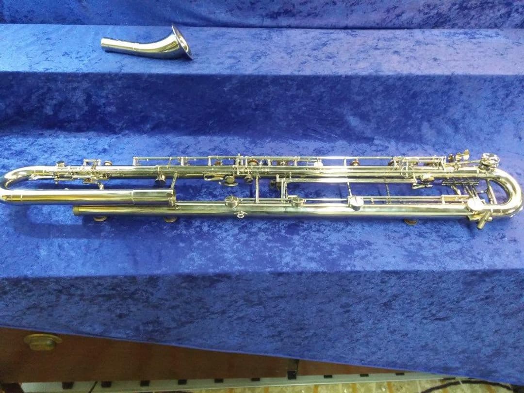 Leblanc Paper Clip Extended Range Silver Contra Bass Clarinet Serial #2312