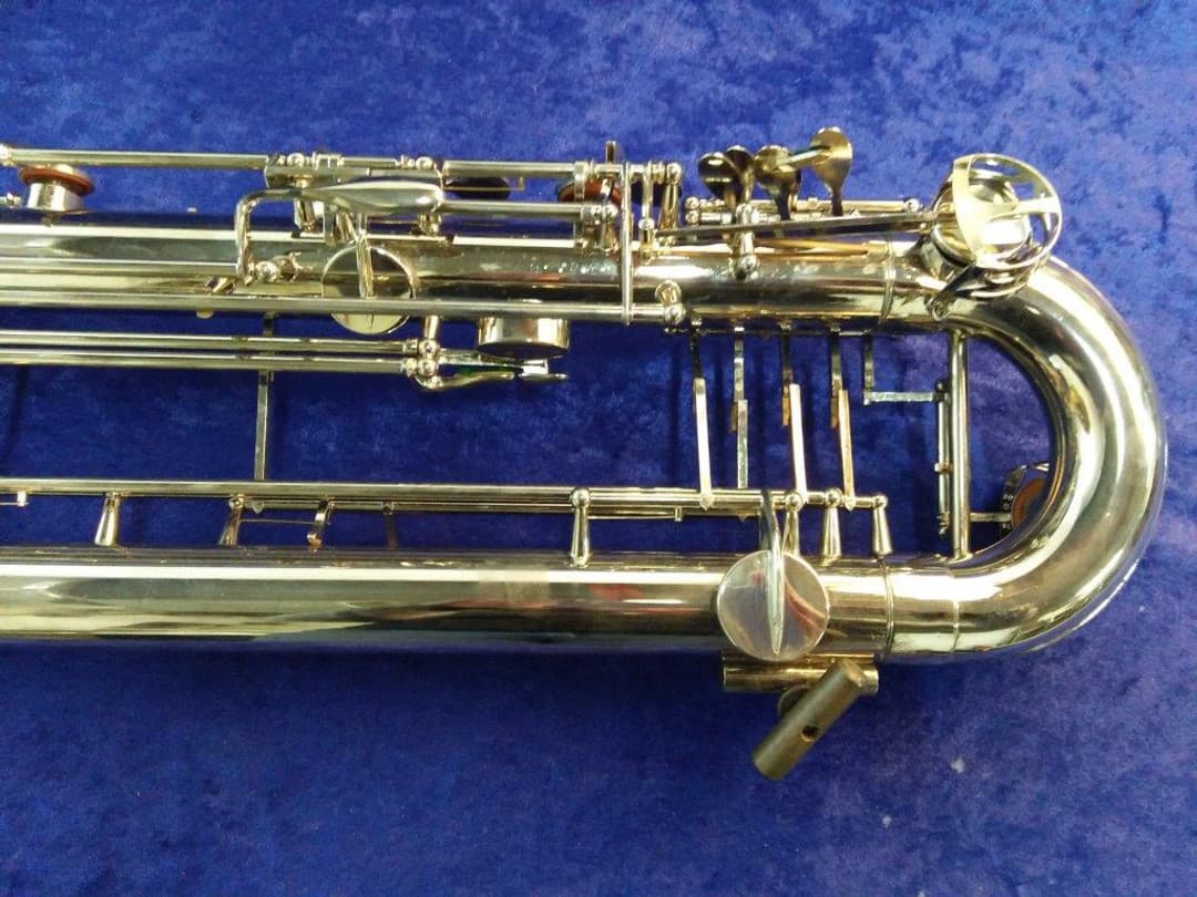 Leblanc Paper Clip Extended Range Silver Contra Bass Clarinet Serial #2312