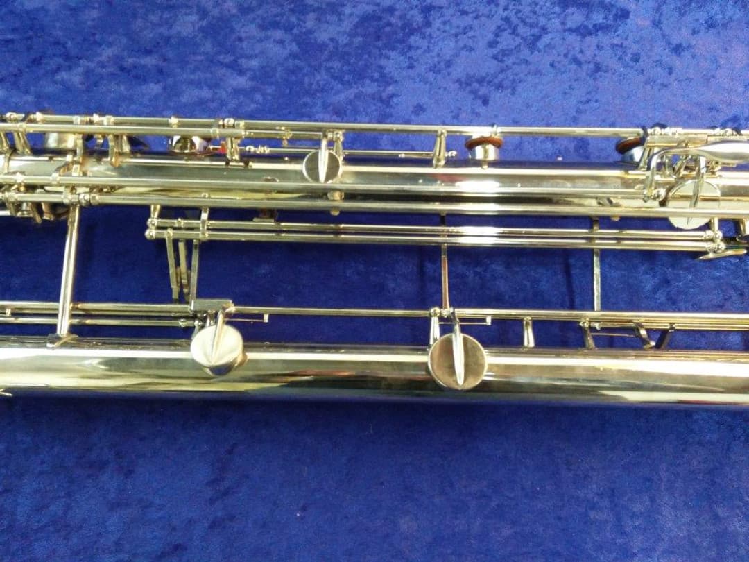 Leblanc Paper Clip Extended Range Silver Contra Bass Clarinet Serial #2312