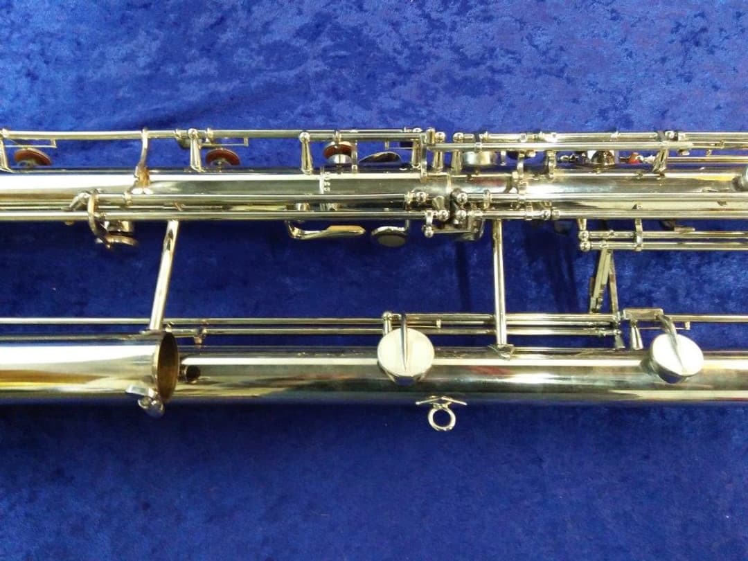 Leblanc Paper Clip Extended Range Silver Contra Bass Clarinet Serial #2312
