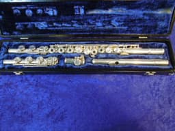 Jack Moore Sterling Silver Handmade Flute w/3 Foot Joints Serial #44 Jack Moore Sterling Silver Handmade Flute w/3 Foot Joints Serial #44
