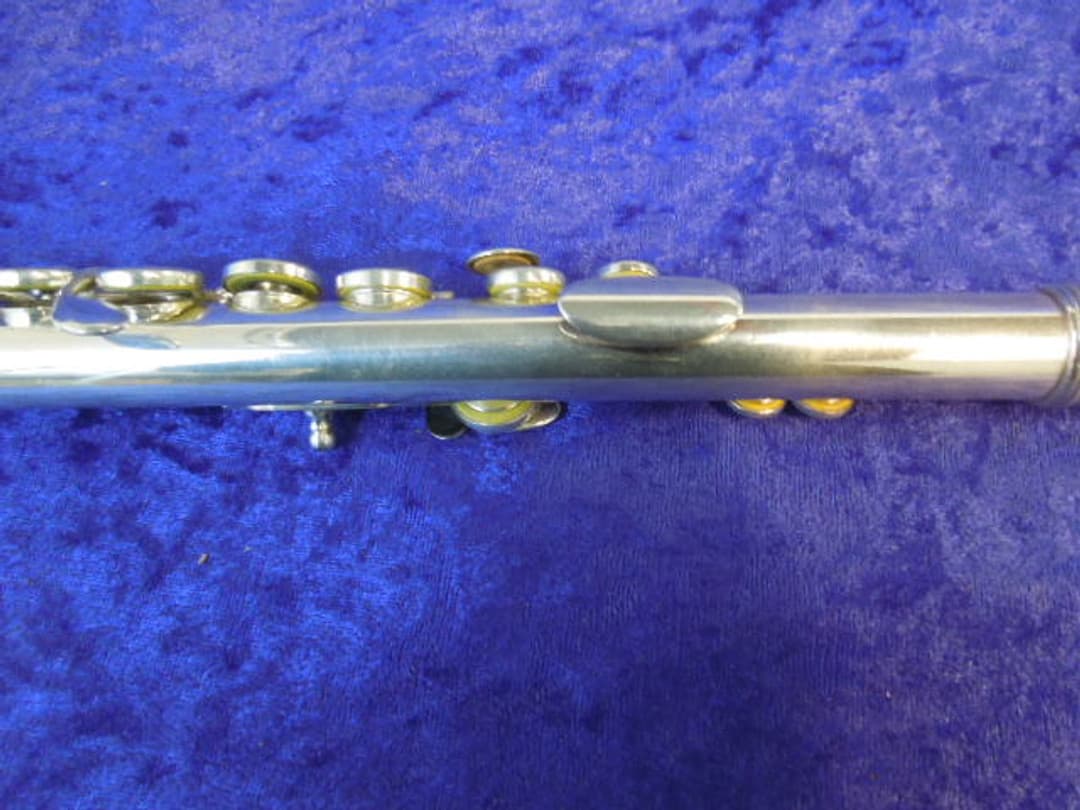 Jack Moore Sterling Silver Handmade Flute w/3 Foot Joints Serial #44