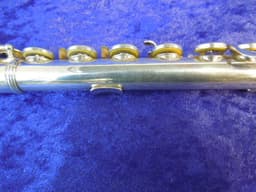 Jack Moore Sterling Silver Handmade Flute w/3 Foot Joints Serial #44 Jack Moore Sterling Silver Handmade Flute w/3 Foot Joints Serial #44