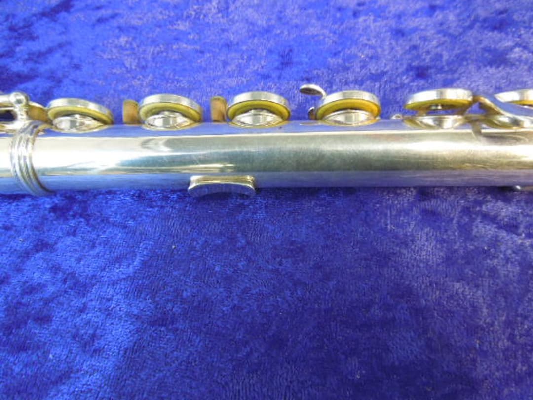 Jack Moore Sterling Silver Handmade Flute w/3 Foot Joints Serial #44