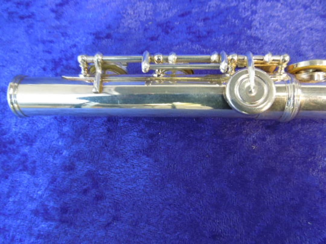 Jack Moore Sterling Silver Handmade Flute w/3 Foot Joints Serial #44