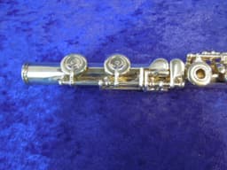 Jack Moore Sterling Silver Handmade Flute w/3 Foot Joints Serial #44 Jack Moore Sterling Silver Handmade Flute w/3 Foot Joints Serial #44