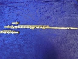 Jack Moore Sterling Silver Handmade Flute w/3 Foot Joints Serial #44 Jack Moore Sterling Silver Handmade Flute w/3 Foot Joints Serial #44