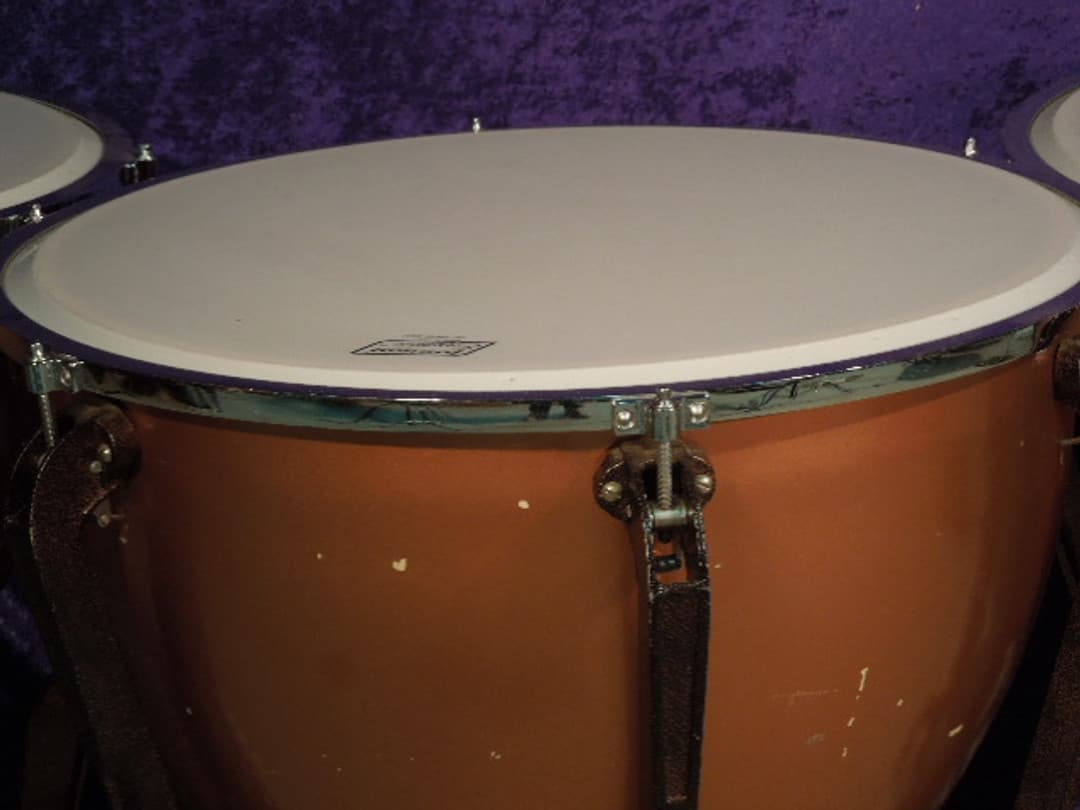Set of 3 Ludwig Fiberglass Timpani. 23,26,29 inch. Serial #isi9241-22