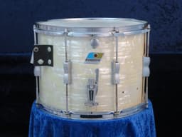 Ludwig 10 x 14 White Marine Pearl Wood Marching Snare Drum Serial #1629702 Ludwig 10 x 14 White Marine Pearl Wood Marching Snare Drum Serial #1629702