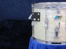 Ludwig 10 x 14 White Marine Pearl Wood Marching Snare Drum Serial #1629702 Ludwig 10 x 14 White Marine Pearl Wood Marching Snare Drum Serial #1629702