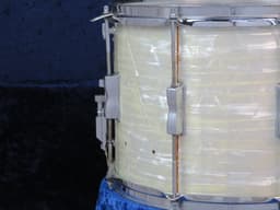 Ludwig 10 x 14 White Marine Pearl Wood Marching Snare Drum Serial #1629702 Ludwig 10 x 14 White Marine Pearl Wood Marching Snare Drum Serial #1629702