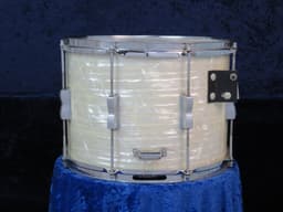 Ludwig 10 x 14 White Marine Pearl Wood Marching Snare Drum Serial #1629702 Ludwig 10 x 14 White Marine Pearl Wood Marching Snare Drum Serial #1629702