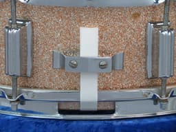Rogers Powertone 5 x 14 Pink Champagne Pearl Wood Snare Drum 1960's Serial #5820 Rogers Powertone 5 x 14 Pink Champagne Pearl Wood Snare Drum 1960's Serial #5820