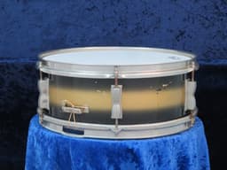 Ludwig Pioneer 5 x 14 Black and Gold Duco Wood Snare Drum 1960 Serial #isi9321 Ludwig Pioneer 5 x 14 Black and Gold Duco Wood Snare Drum 1960 Serial #isi9321