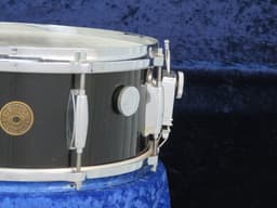 Gretsch 5.5 x 14 Jet Black Nitron Wood Snare Drum 1950's Serial #isi9276 Gretsch 5.5 x 14 Jet Black Nitron Wood Snare Drum 1950's Serial #isi9276